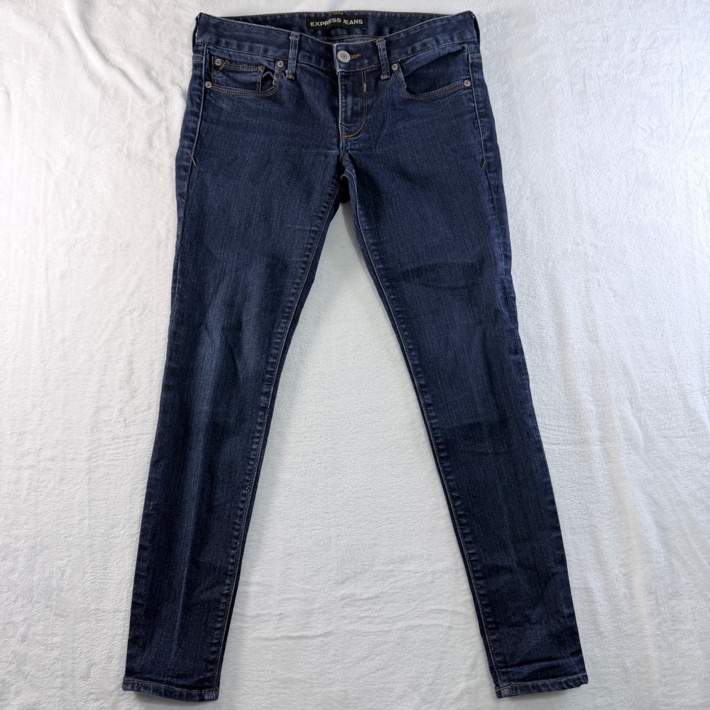 Express Jeans Legging Stella‎ Low Rise Dark Wash Denim Size 4s